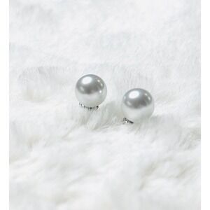 Pearl Stud Earrings Classic Round Faux‎ Pearl Studs Women's Jewelry